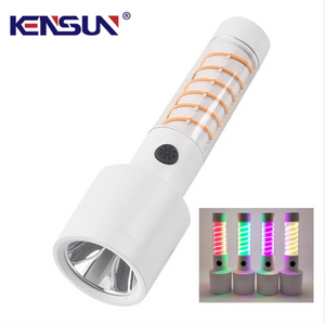 LO-066 Durable ABS Material Neon Ambilight Mode Build In Battery Flashlight