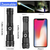 Zeta XO 26650 Battery USB Rechargeable XHP160 IPX67 Waterproof Zoomable Flashlight
