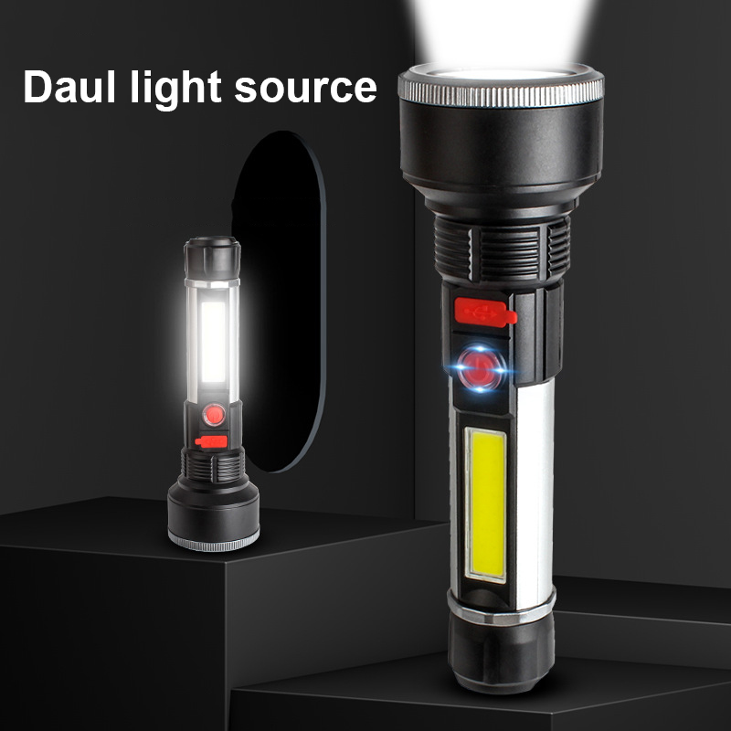 DT32 3030 Lamp Bead COB Rechargeable Flashlight 2