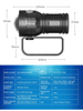 LO-085 Build In Battery Power Bank Diving Flashlight 