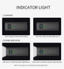 BC-017 10000mAh Digital Battery Indicator Rechargeable 7000lm 8 LED Bicycle Front Light
