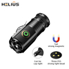 F350 3*LED 2000 lumen Magnet 18350 EDC Flashlight