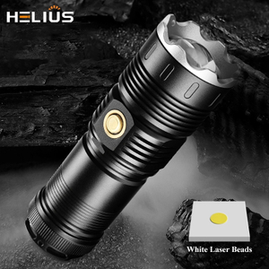 Q05 30W Powerful Torch Type-C Rechargeable Zoomable Power Bank 40700 Battery LED Flashlight