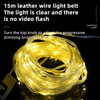 CL2339 15m Leather Wire Party String Type-C Smart Camping Light