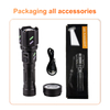 Helius FL-161 White Laser Interchangeable Lens Reachargabel Flashlight