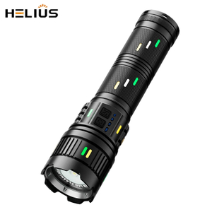G400Y 2024 Newest Fresnel Lens 1500m Long Range Type-C Rechargeable Power Bank Zoomable LED Flashlight