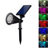 SGL009 Outdoor Solar Spotlights Ground-plugged Lawn Lamp LED 4/7Bulbs Solar Lawn Spotlight