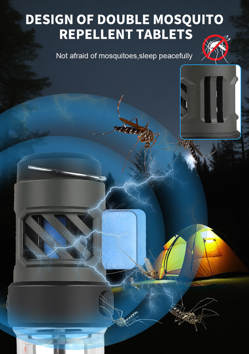 H06 ABS Multifunction Mosquito Repelling Camping Lamp COB Flashlight02