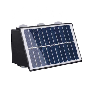 TLS-521 Contemporary Solar Waterproof ABS Column LED Wall Sconce Lamp For Outdoor Patio
