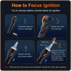 Helius FL-161 White Laser Interchangeable Lens Reachargabel Flashlight