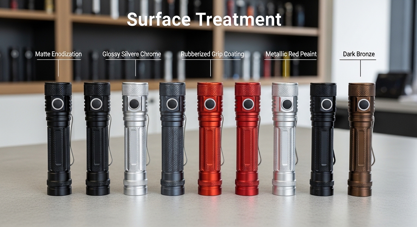 Private Label Flashlights: How Surface Treatment Enhances Brand Perception