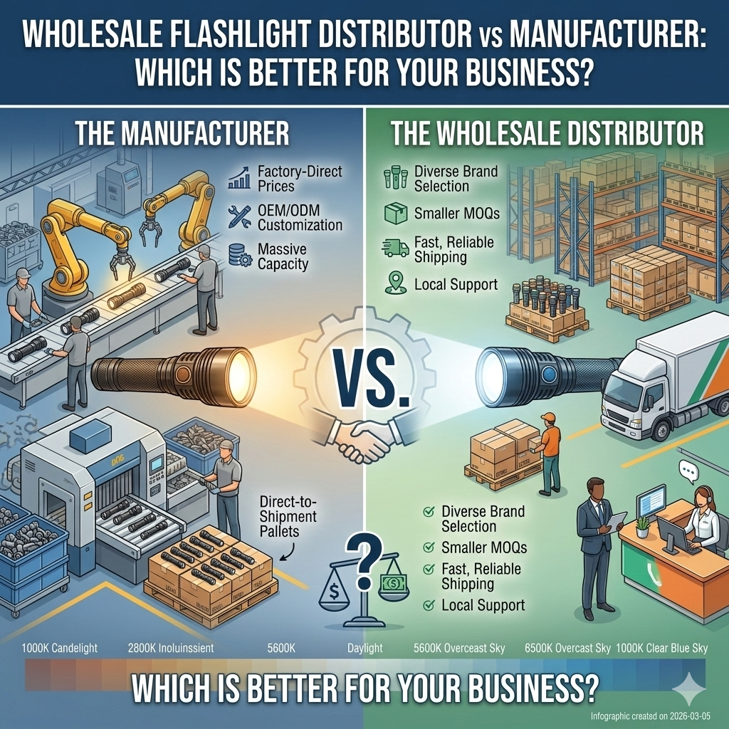 How A Wholesale Flashlight Distributor Simplifies International Shipping And Compliance