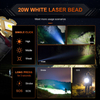 Helius 6501 Digital Screen Display LED Zoomable Flashlight