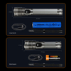 Helius 6501 Digital Screen Display LED Zoomable Flashlight