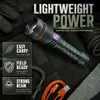 Helius YD-D9 3000 Lumens Spotlight - USB-C Rechargeable Torch with RGB Ambient Light