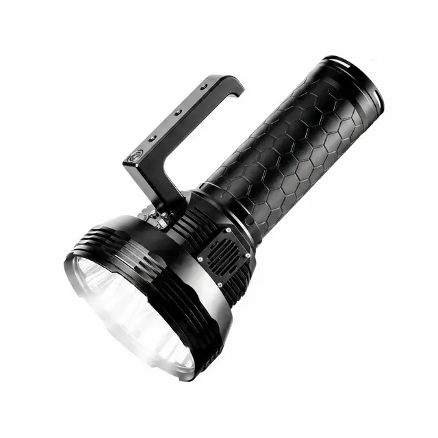 Helius H-30PL 260000 Lumens Searchlight - 24*NBD7016 USB-C Torch with Cooling Fan