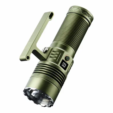 Helius TK-K5 Searchlight - 15000 Lumens 1000m USB-C Torch with 46950 Battery & RGB