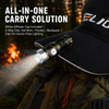 Helius E25 Mini EDC Flashlight - 2200 Lumens Magnetic Torch with Dual Tube Design