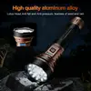 Helius T95 Zoomable Flashlight - P50 + 10*3030 LED USB-C Torch with Battery Display