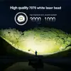 Helius YD-D10 4000 Lumens Spotlight - USB-C Rechargeable Torch with Fluorescent Strip