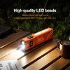 Helius HT01 Flat EDC Flashlight - 2000 Lumens UV Light USB-C Torch with Digital Display