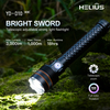 Helius YD-D10 4000 Lumens Spotlight - USB-C Rechargeable Torch with Fluorescent Strip
