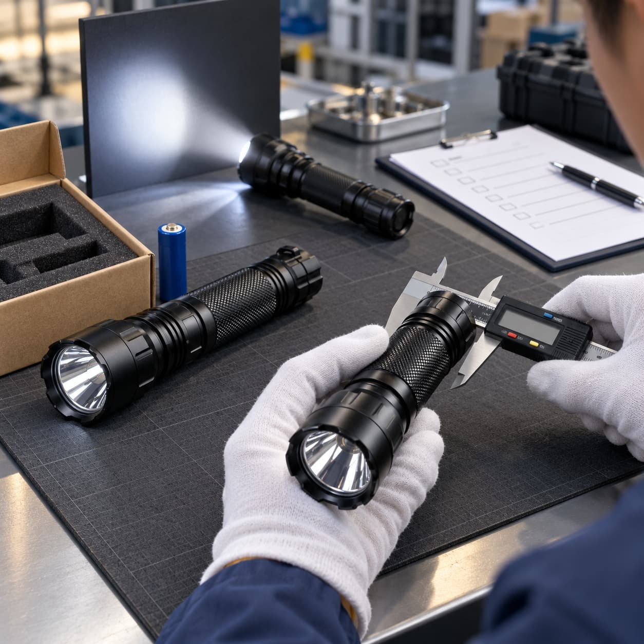 Wholesale-outdoor-flashlight-sample-testing-helius-flashlight.jpg
