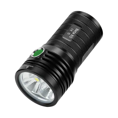 10000 Lumens High Power Rechargeable LED Flashlight for Camping & Hiking - Beta Xo