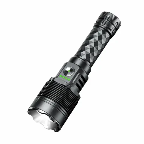 Helius TK-006 High Power Flashlight - S80 Quad-Core USB-C Rechargeable Torch with Magnetic Tail