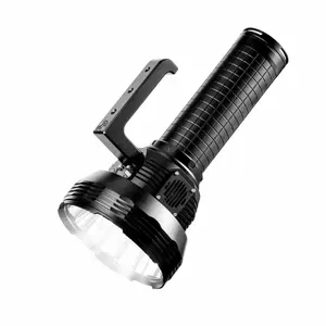 Helius H-24C 150000 Lumens Flashlight - 24*XHP70.2 USB-C Searchlight with Cooling Fan
