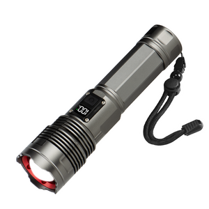 Helius 6501 ዲጂታል ስክሪን ማሳያ LED አጉላ የባትሪ ብርሃን