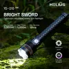 Helius YD-D10 4000 Lumens Spotlight - USB-C Rechargeable Torch with Fluorescent Strip