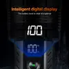 Helius TK-A8 15000mAh የእጅ ባትሪ - 7070 ነጭ ሌዘር የሚያጎላ ችቦ ከዲጂታል ማሳያ ጋር