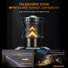 Helius T503C Dual Color Laser Headlamp - Zoomable USB-C Rechargeable Headlight