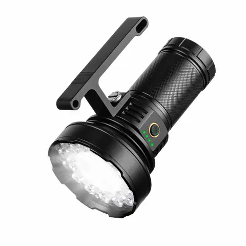 Helius T31 10000 Lumens Searchlight - Dual Light Source USB-C Rechargeable Spotlight