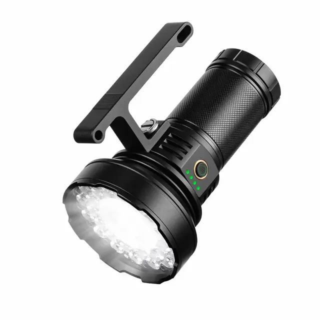 Helius T31 10000 Lumens Searchlight - Dual Light Source USB-C Rechargeable Spotlight