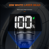 Helius 6501 Digital Screen Display LED Zoomable Flashlight