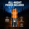 Helius M8S 2000 Lumens Flashlight - 20W SST40 USB-C Rechargeable Torch with Non-Slip Handle