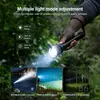 Helius YD-D10 4000 Lumens Spotlight - USB-C Rechargeable Torch with Fluorescent Strip