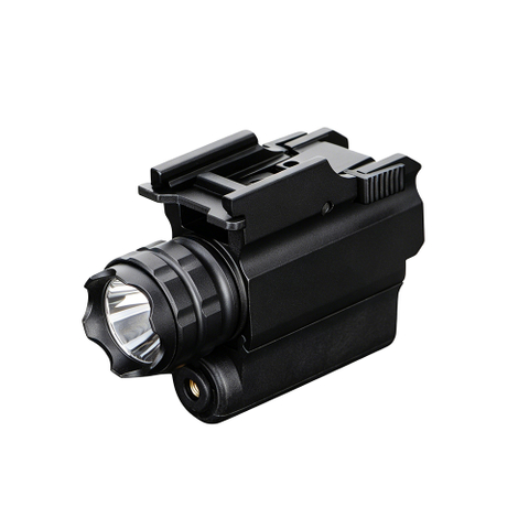 Helius MGL-003 CR123A Tactical Rail Mount Red Laser Flashlight
