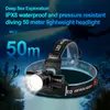 Helius 6673 IPX8 Diving Headlamp - T6 LED 50m Underwater Headlight with Magnetic Switch